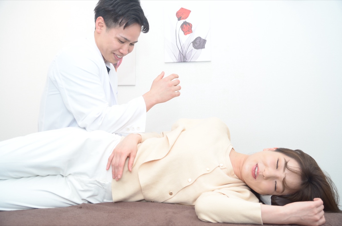 骨盤まわりの整体施術